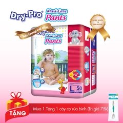 [Tặng 1 cây rửa bình Pur] Tã quần Drypro L50