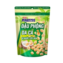 [THÙNG 20] Oishi Pinattsu Snack Đậu Phộng Da Cá Vị Nước Cốt Dừa Gói 80g