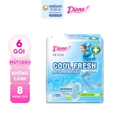 Diana Băng vệ sinh Sensi Cool Fresh Siêu mỏng không cánh (gói 8 miếng)
