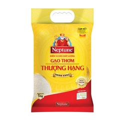 Gạo Thơm Nhãn Vàng Neptune - Túi 5kg