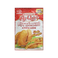 [THÙNG 60 GÓI] Aji-Quick Bột Tẩm Khô Chiên Giòn Gói 42g