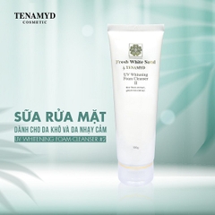 [HCM] Sữa rửa mặt số 2 Fresh White Sand By Tenamyd UV Whitening Foam Cleanser 2 - Tuýp 120g