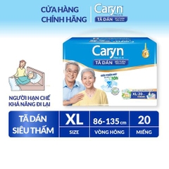 Caryn Tã dán XL20 Siêu thấm dành cho người hạn chế khả năng đi lại và phụ nữ sau sinh