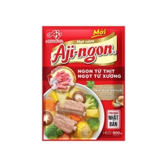 [THÙNG 12 GÓI] Aji-Ngon Hạt Nêm Từ Thịt Heo Gói 900g