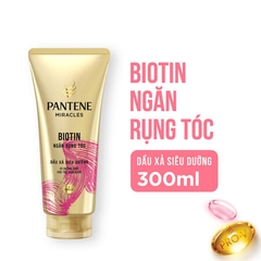Pantene Kem Xả 3 Phút Diệu Kì Ngăn Rụng Tóc Biotin 300ML_624572
