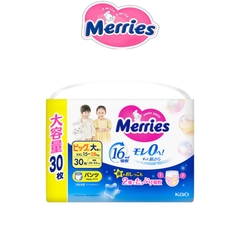 [ULTRA JUMBO] Tã Bỉm quần Merries size XXL30 cho bé