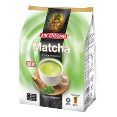 Trà sữa vị̣ trà xanh Aik Cheong Matcha Café Art - 300g (12 Gói x 25g)