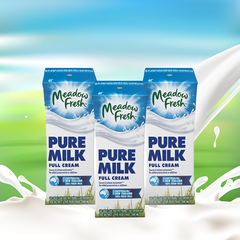 Sữa tươi tiệt trùng nguyên kem Meadow Fresh - Lốc 3 hộp x 200ml