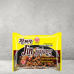 Mì Ottogi xốt tương đen Jin Jjajang Ramen 135g - Thùng 30 gói