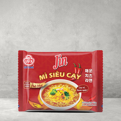 Combo 5 gói mì Jin siêu cay vị phô mai Ottogi 105g