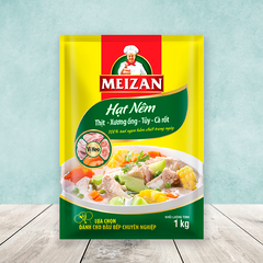 Hạt nêm Meizan thịt, xương ống, tủy, cà rốt - Vị heo - Gói 1kg