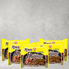 Combo 5 Gói mì Ottogi xốt tương đen Jin Jjajang Ramen 135g