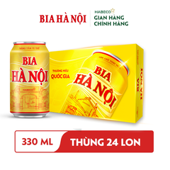 [Thùng 24 lon] Hà Nội Bia Lon 330ml
