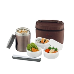 [HCM] Bộ hộp đựng cơm giữ nhiệt La Gourmet Sakura - 302618
