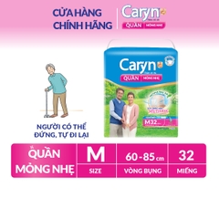 Caryn Tã quần M32 Mỏng Nhẹ Dành Cho Người Có Thể Đứng, Tự Đi Lại
