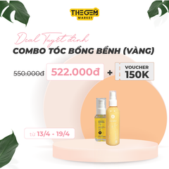 Combo tóc bồng bềnh (Vàng): 1 Serum dưỡng tóc Vyvy Hair Care Argan Oil Hair Repair 50ml và 1 Sữa dưỡng tóc Vyvy Hair Care Must Have 100g - dành cho tóc đen