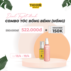 Combo tóc bồng bềnh (Hồng): 1 Serum dưỡng tóc Vyvy Hair Care Argan Oil Hair Repair 50ml và 1 Sữa dưỡng tóc Vyvy Hair Care Must Have 100g - dành cho tóc nhuộm