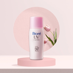 Sữa chống nắng Bioré UV Bright Milk sáng hồng tự nhiên SPF50+/PA+++ 30ml