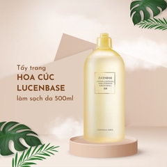 Tẩy trang hoa cúc Lucenbase làm sạch dịu da 500ml