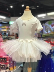 Đầm múa ballet bé gái Ginger World PD354 - Trắng