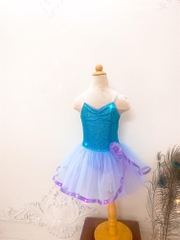 Đầm múa ballet bé gái Ginger World PD370 - Xanh tím