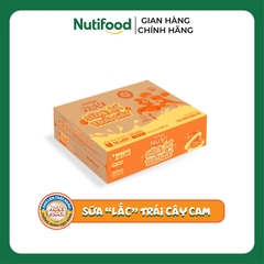 [THÙNG 48] NuVi Thức Uống Sữa Trái Cây Hương Cam Có Thạch Hộp 100ml
