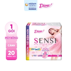 Diana Băng vệ sinh Sensi siêu mỏng cánh 20 miếng/gói