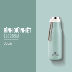 Bình giữ nhiệt inox 304 elmich EL-8289M dung tích 360ml - Xanh