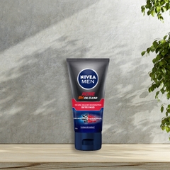 [HCM] Sữa rửa mặt Nivea Men Acne Oil Clear giúp giảm mụn & hư tổn da 50g