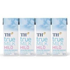 Lốc Sữa Tươi Tiệt Trùng TH true MILK HILO 180 ml