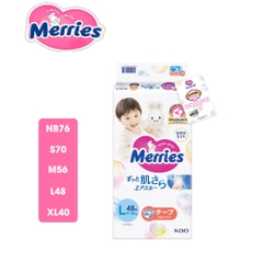 Merries Tã Bỉm dán size L48