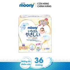 Moony Miếng lót thấm sữa 36 miếng/gói - Nhập khẩu từ Nhật Bản
