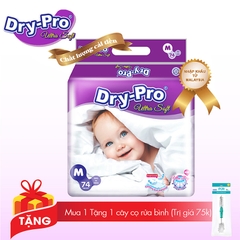 [Tặng 1 cây rửa bình Pur] Tã dán Drypro M74