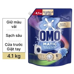 Nước giặt OMO Matic cửa trước chuyên gia giữ màu túi 4.1kg