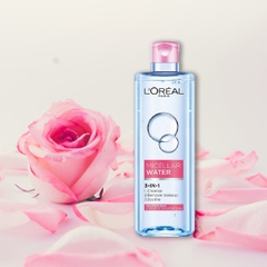 Nước tẩy trang dưỡng ẩm L'Oreal Micellar Water 3-in-1 Refreshing Even For Sensitive Skin 400ml