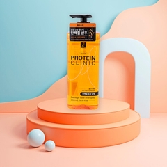 Dầu Gội Chăm Sóc Tóc Hư Tổn Elastine Amino Protein Clinic Damage Care Shampoo 855ml