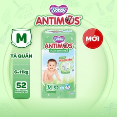 Bobby Tã bỉm Quần Antimos Xua Muỗi M52 miếng cho bé