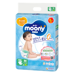 Bỉm dán Moony xanh tiêu chuẩn size M56+8