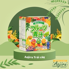 Bột mầm lúa mạch Aojiru trái cây - Hộp 72G (24 góix3g)