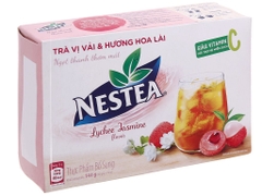 Trà NESTEA vị vải và hương hoa lài hộp 144g (12 gói x 12g)
