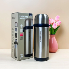 Lock&Lock - Bình giữ nhiệt bằng thép không gỉ 1.0L LHC1439SLV/LHC1439BLU - Màu Silver/Blue
