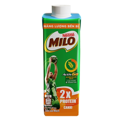 Thực phẩm bổ sung Sữa lúa mạch Milo Teen hộp nắp vặn 210ml