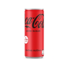 [KHAY 24 LON] Coca-Cola Nước Ngọt Zero Sugar Không Đường Lon 320ml