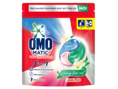 Viên giặt OMO tiện lợi tươi mát túi 315g