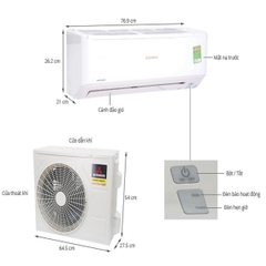 Điều hoà Mitsubishi Heavy 2HP SRK/SRC18YZP-W5(Inverter-Thái Lan)