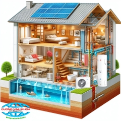 Máy nước nóng bơm nhiệt Heat Pump Midea 200 Lít MT-200R26E20 + MHW-FW3 (2 khối)