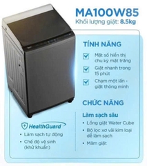 Máy giặt Midea cửa trên 8.5kg MA100W85