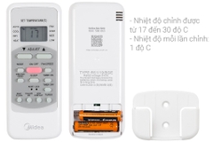Điều Hòa Midea 12000Btu 1 Chiều MSAFG-13CRN8 , không inverter