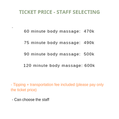 Number 562: MASSAGE SERVICES AT HOME AND HOTEL IN DA NANG (VIETNAM)