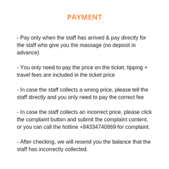 Number 924: MASSAGE SERVICES AT HOME AND HOTEL IN HO CHI MINH CITY